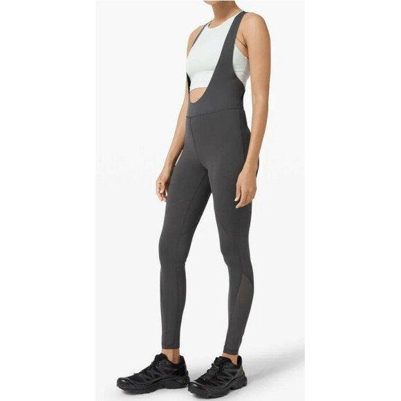 Lululemon One Piece Challenger High Rise Tight Leggings Graphite Grey Sz 4 - Picture 1 of 7